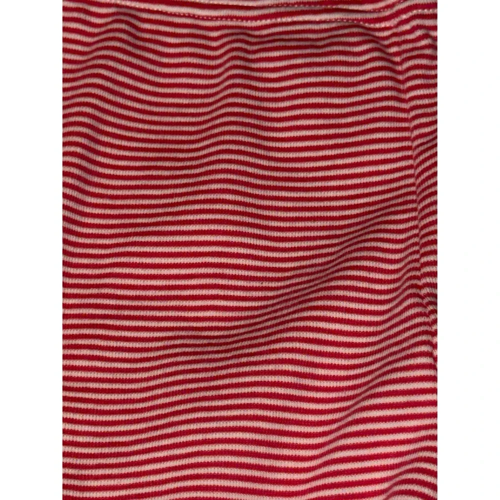 Petit Bateau Girls Pink & White Striped Cotton Leggings Sz 8 Years 126cm Morocco